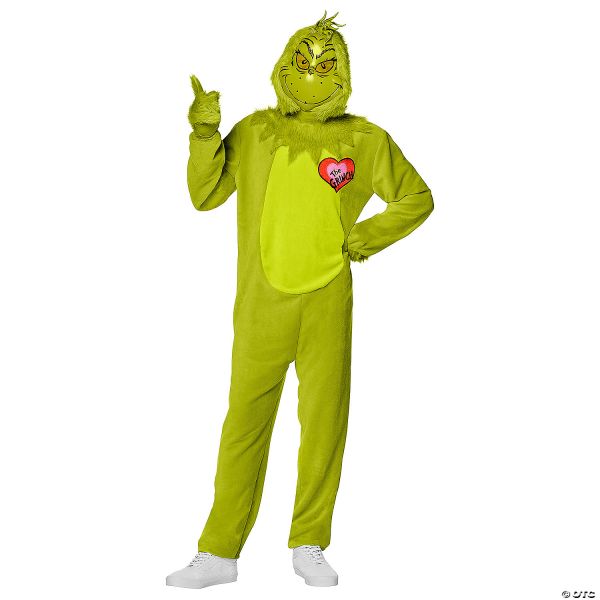 DELUXE GRINCH JUMPSUIT ADULT XL XL