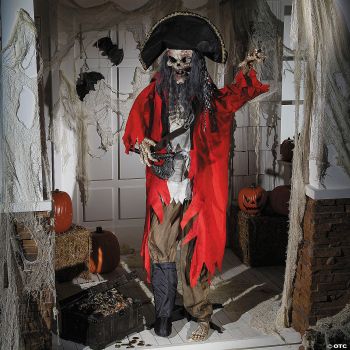 6 FT STANDING ANIMATED PIRATE