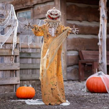 5.5 FT STANDING POP UP HEAD PUMPKIN MAN