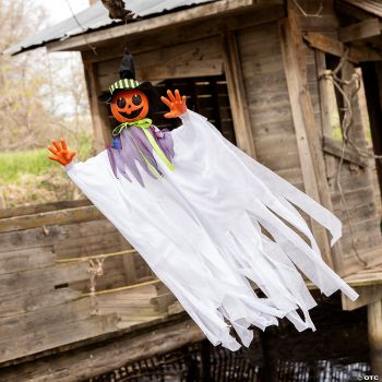 ANIMATED HANGING PUMPKIN SCARECROW