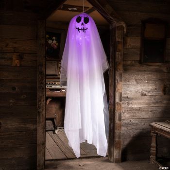 6.5 FT HANGING LIGHT UP GHOST