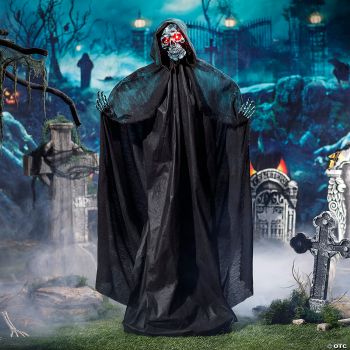 5.5 FT STANDING ANIMATED DEATH STATUE