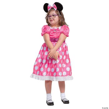 PINK MINNIE ADAPTIVE COSTUME XS 3T-4T - 3T - 4T