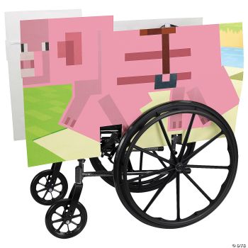 MINECRAFT PIG ADAPTIVE WHLCHR CVR ONE SZ