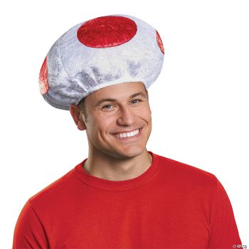 MUSHROOM HAT RED ADULT