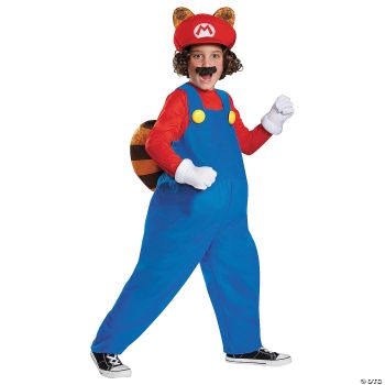 MARIO RACCOON DELUXE CHILD L 10-12 - Boys 10 - 12