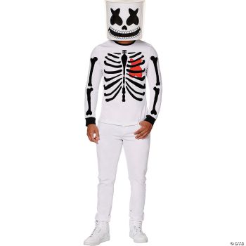 MARSHMELLO SKELETON ADULT LARGE - Large