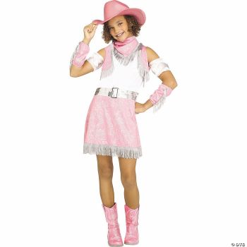 SPARKLE COWGIRL CHLD LG - Large