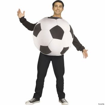 ADLT SOCCER BALL COSTUME