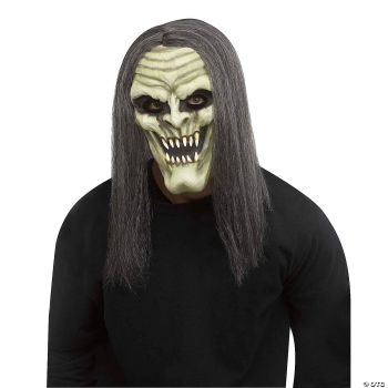 GREEN DEMON VAMPIRE MASK