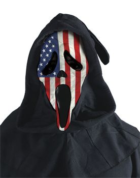 USA FLAG GHOST FACE MASK