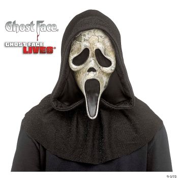 DELUXE GHOST FACE AGED MASK