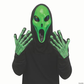 ALIEN MASK & GLOVE SET