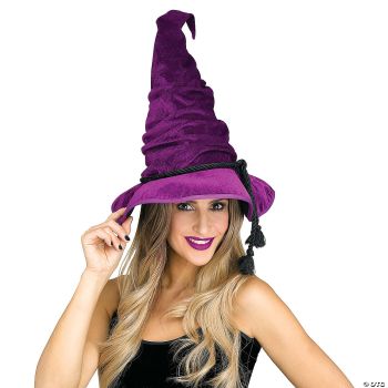 HAT WITCH PURPLE/VELOUR