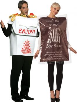 Chinese Take Out & Soy Sauce Couples Costume