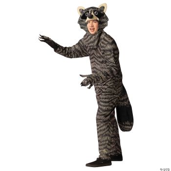 ADLT RACCOON COSTUME