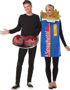 Spaghetti & Meatballs Couple Costume