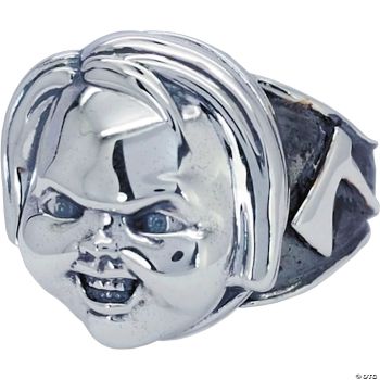 CHUCKY RING - STERLING SILVER SIZE 10 - 10