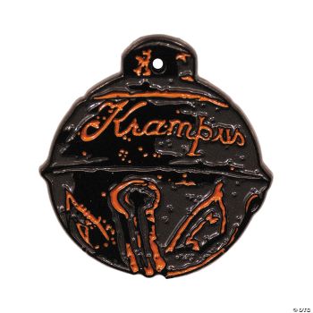 KRAMPUS - BELL ORNAMENT ENAMEL PIN