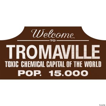 TROMAVILLE WOOD SIGN