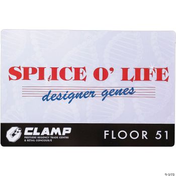 SPLICE OF LIFE METAL SIGN