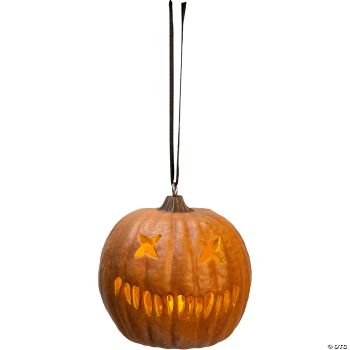 TRICK 'R TREAT LIGHT UP PUMPKIN ORNAMENT