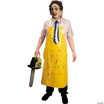 LEATHERFACE COSTUME W/MASK COMBO ADLT L