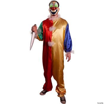 YOUNG MICHAEL CLOWN CHILD COSTUME W MASK