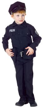 Boy's Policeman Set Costume - Child L (10 - 12)