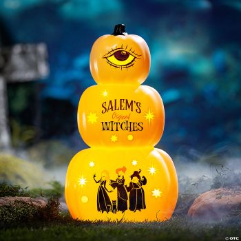 SALEM'S ORIGINAL WITCHES LIGHT UP PUMPKN