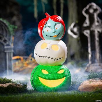 SALLY JACK AND OOGIE LIGHT UP PUMPKIN