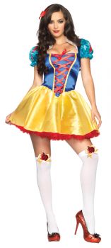 Women's Fairytale Snow White Costume - Adult M/L
