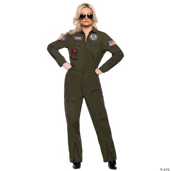 Women's Navy Top Gun Jumpsuit - Women's Large