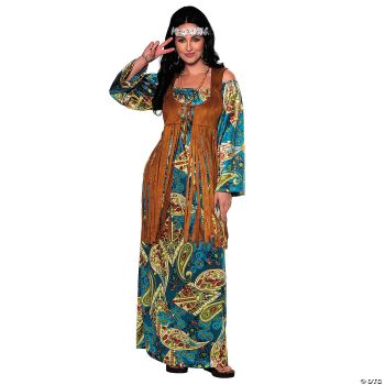 BOHEMIAN HIPPIE DRESS LG - Large