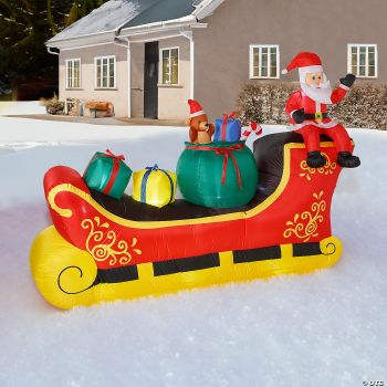 GIANT SANTA SLEIGH 10FT