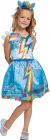 Girl's Rainbow Dash Classic Costume - My Little Pony - Child SM (4 - 6X)