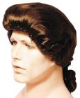 Colonial Man Wig - Light Chestnut Brown