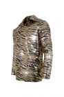 Tiger Shirt Gold Sequin Adult - Adult Standard (OSFM)