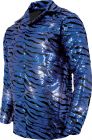 Tiger Shirt Blue Sequin Adult - Adult Standard (OSFM)