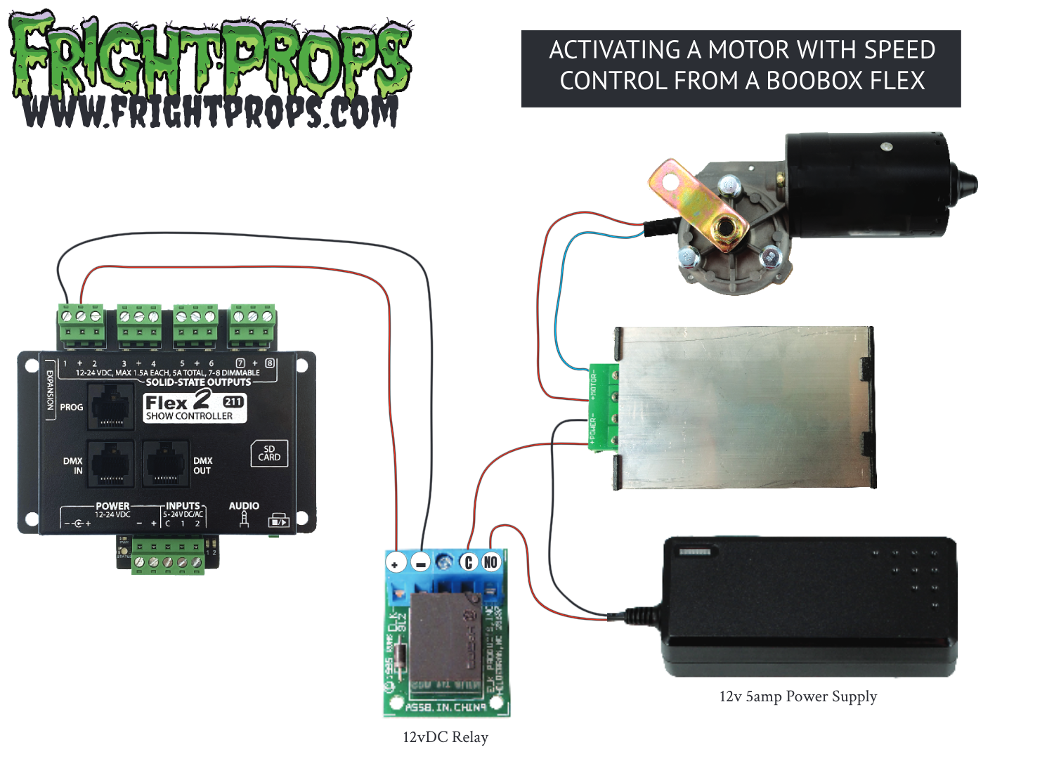 Activating a Motor with Speed Control From a BooBox Flex…